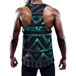 Aztec Tribal Galaxy Pattern Print Training Tank Top