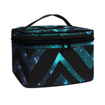 Aztec Tribal Galaxy Pattern Print Travel Makeup Bag
