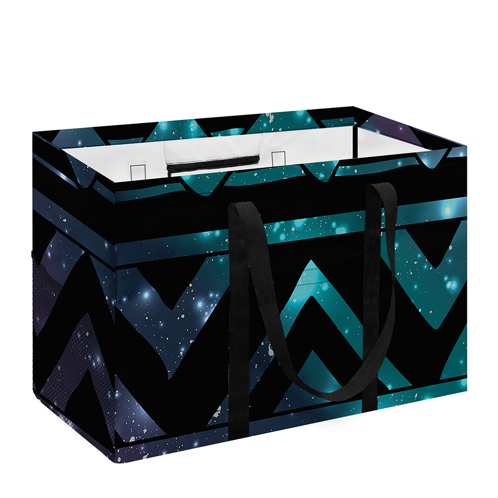 Aztec Tribal Galaxy Pattern Print Utility Tote Bag