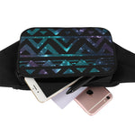 Aztec Tribal Galaxy Pattern Print Waist Bag