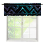 Aztec Tribal Galaxy Pattern Print Window Valance