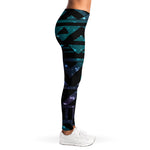 Aztec Tribal Galaxy Pattern Print Women's Leggings