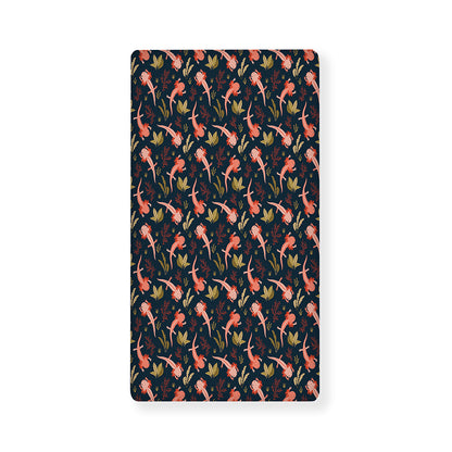 Baby Axolotl Pattern Print Baby Crib Sheet