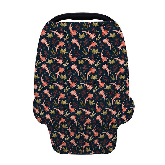 Baby Axolotl Pattern Print Baby Seat Cover