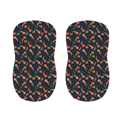 Baby Axolotl Pattern Print Bar Stool Covers