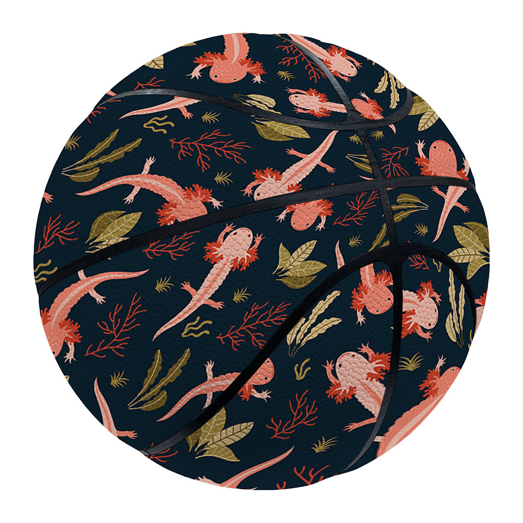 Baby Axolotl Pattern Print Basketball