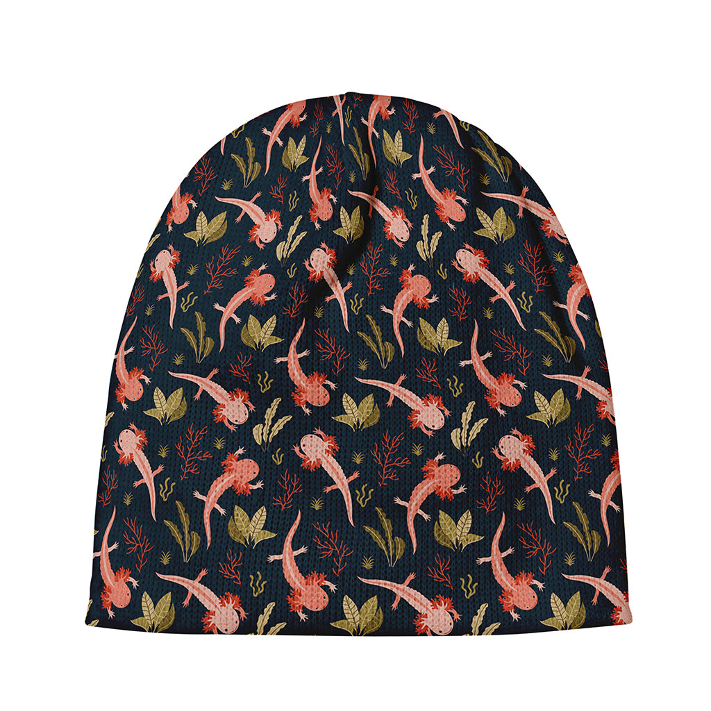 Baby Axolotl Pattern Print Beanie