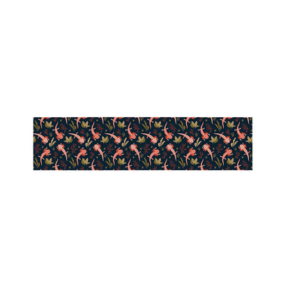 Baby Axolotl Pattern Print Bed Runner