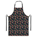 Baby Axolotl Pattern Print Bib Apron With Pocket