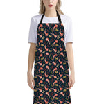 Baby Axolotl Pattern Print Bib Apron With Pocket