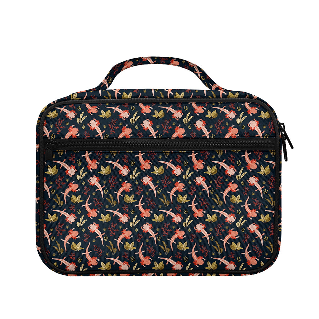 Baby Axolotl Pattern Print Briefcase Bible Bag