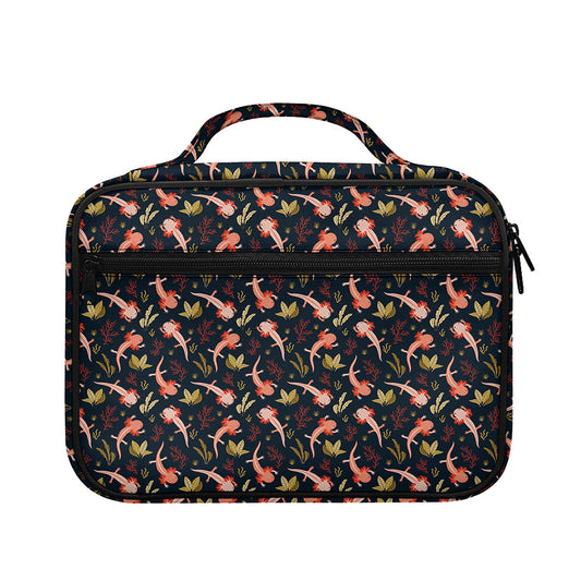 Baby Axolotl Pattern Print Briefcase Bible Bag