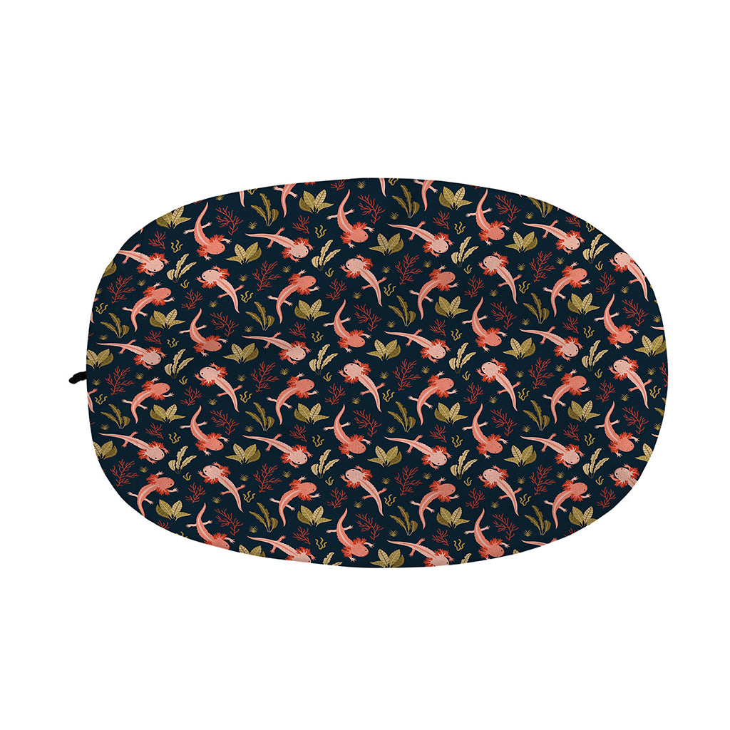 Baby Axolotl Pattern Print Car Side Mirror Covers