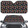 Baby Axolotl Pattern Print Car Windshield Sun Shade