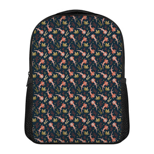 Baby Axolotl Pattern Print Casual Backpack