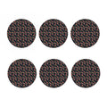 Baby Axolotl Pattern Print Coaster Set