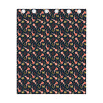 Baby Axolotl Pattern Print Curtain