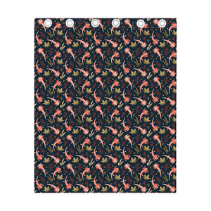 Baby Axolotl Pattern Print Curtain