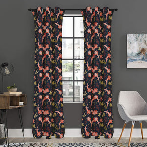 Baby Axolotl Pattern Print Curtain