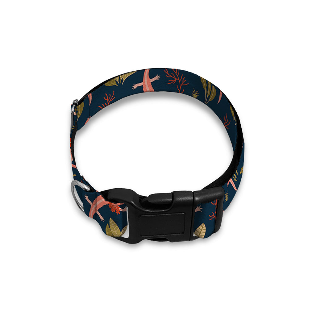Baby Axolotl Pattern Print Dog Collar