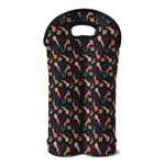 Baby Axolotl Pattern Print Double Neoprene Wine Tote