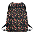 Baby Axolotl Pattern Print Drawstring Backpack