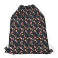 Baby Axolotl Pattern Print Drawstring Bag