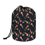 Baby Axolotl Pattern Print Drawstring Makeup Bag