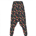 Baby Axolotl Pattern Print Hammer Pants