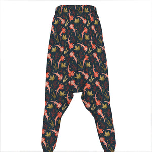 Baby Axolotl Pattern Print Hammer Pants