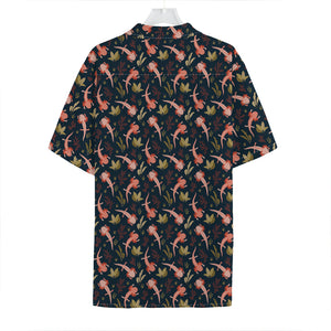 Baby Axolotl Pattern Print Hawaiian Shirt