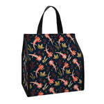 Baby Axolotl Pattern Print Insulated Lunch Tote
