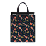 Baby Axolotl Pattern Print Insulated Lunch Tote
