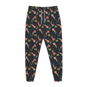 Baby Axolotl Pattern Print Jogger Pants