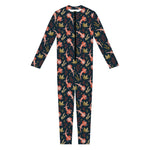 Baby Axolotl Pattern Print Jumpsuit