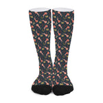 Baby Axolotl Pattern Print Long Socks