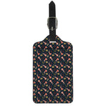 Baby Axolotl Pattern Print Luggage Tag