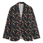 Baby Axolotl Pattern Print Men's Blazer