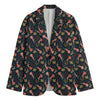 Baby Axolotl Pattern Print Men's Blazer