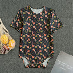 Baby Axolotl Pattern Print Men's Bodysuit