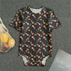 Baby Axolotl Pattern Print Men's Bodysuit