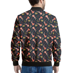 Baby Axolotl Pattern Print Men's Bomber Jacket