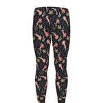Baby Axolotl Pattern Print Men's leggings