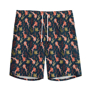 Baby Axolotl Pattern Print Men's Sports Shorts