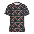 Baby Axolotl Pattern Print Men's Athletic T-Shirt