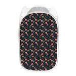 Baby Axolotl Pattern Print Mesh Laundry Hamper