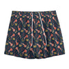 Baby Axolotl Pattern Print Mesh Shorts