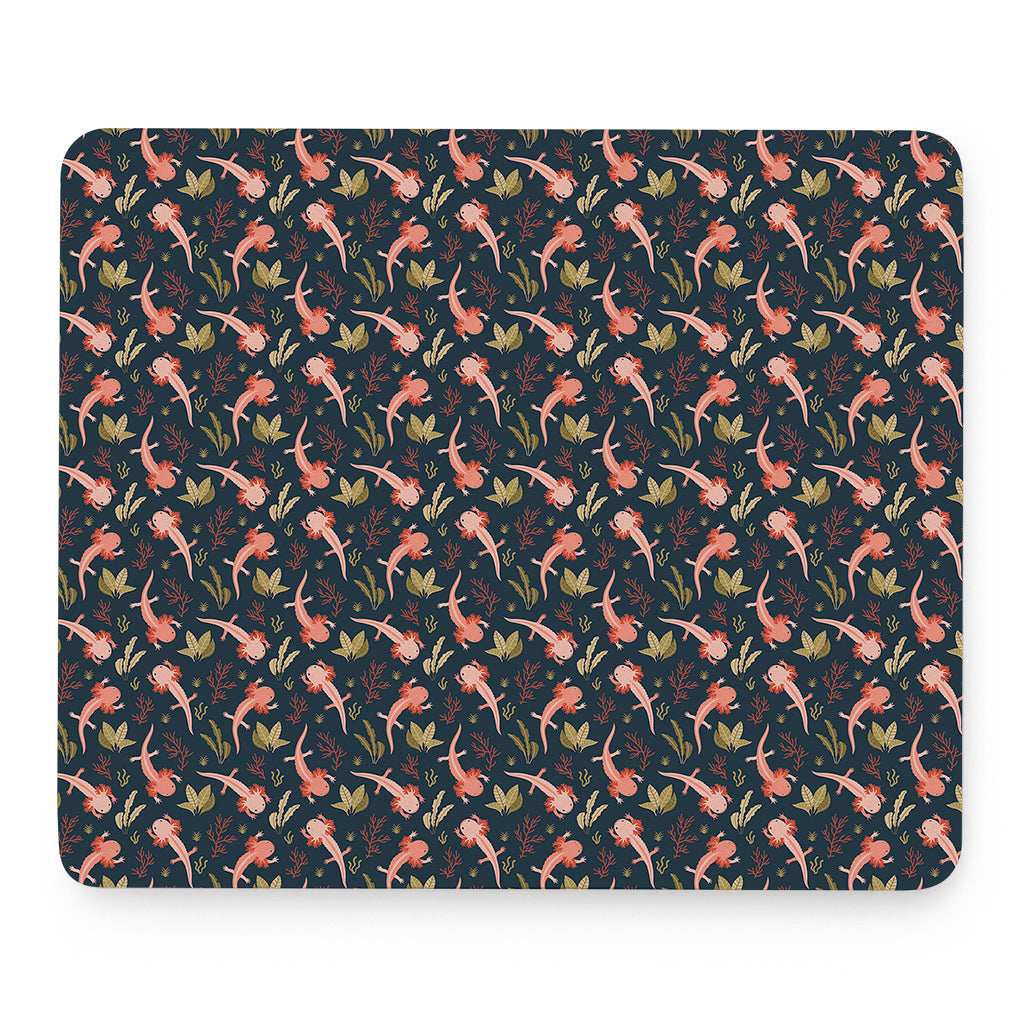 Baby Axolotl Pattern Print Mouse Pad