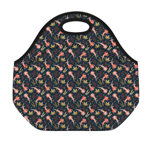 Baby Axolotl Pattern Print Neoprene Lunch Bag