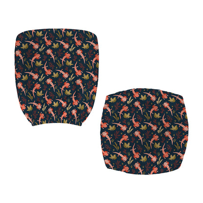 Baby Axolotl Pattern Print Office Chair Cover
